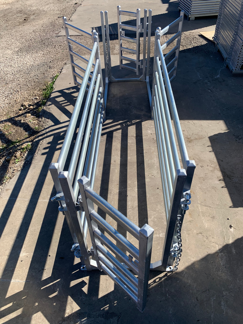 Heavy-Duty Galvanised Sheep Yard Race 0.6m x 3.2m | Adelaide