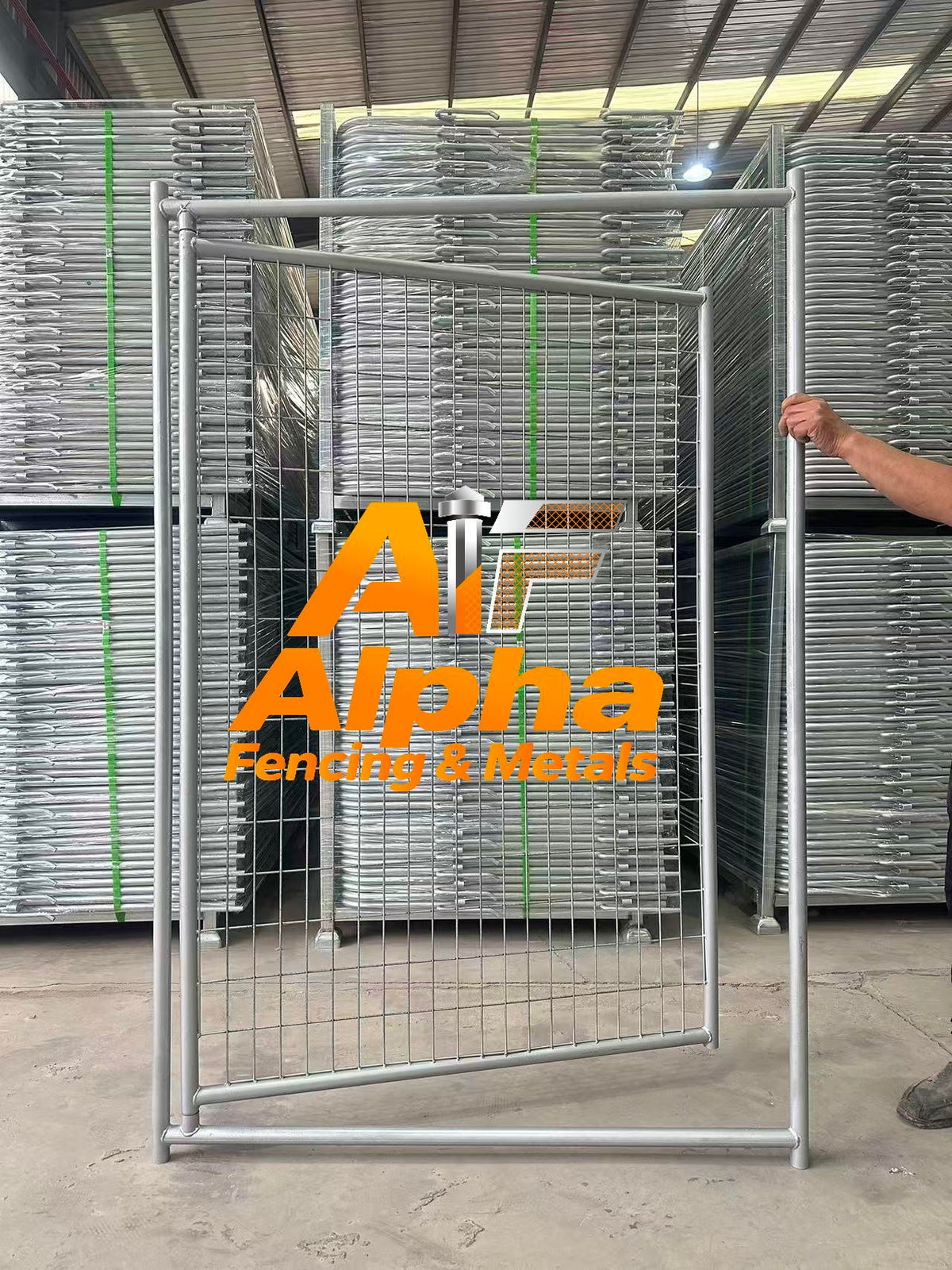Heavy-Duty Pet Enclosure Gate 1.2m ×1.8m