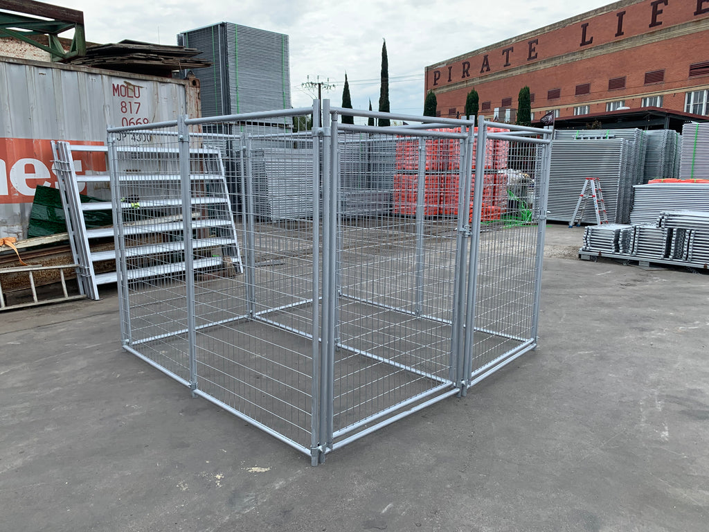 2 Bays Heavy-Duty Galvanised Dog Enclosure – 2.4m x 2.4m – $592 Inc GST