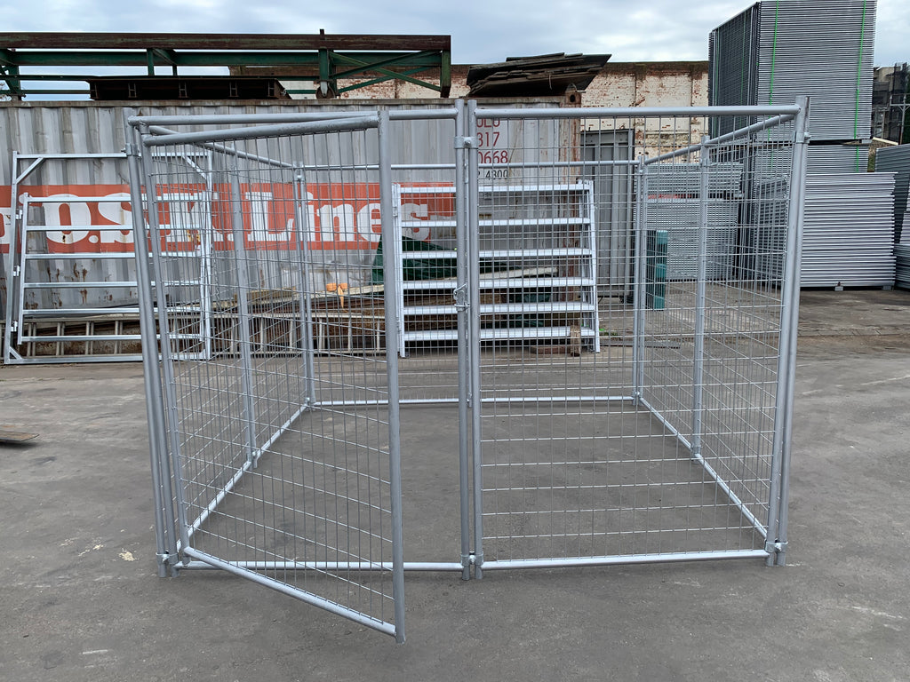 Heavy-Duty Galvanised Dog Enclosure – 2.4m x 2.4m | Adelaide