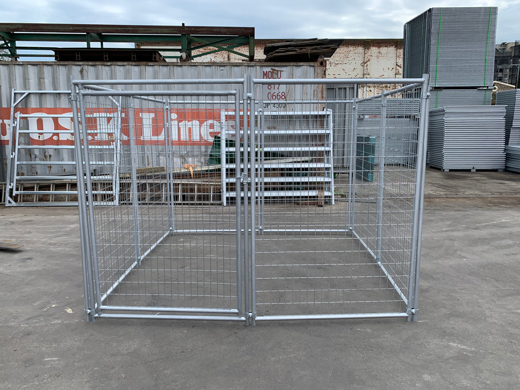 Heavy-Duty Galvanised Dog Enclosure – 2.4m x 2.4m | Adelaide