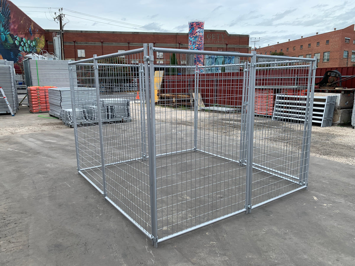 Heavy-Duty Galvanised Dog Enclosure – 2.4m x 2.4m | Adelaide