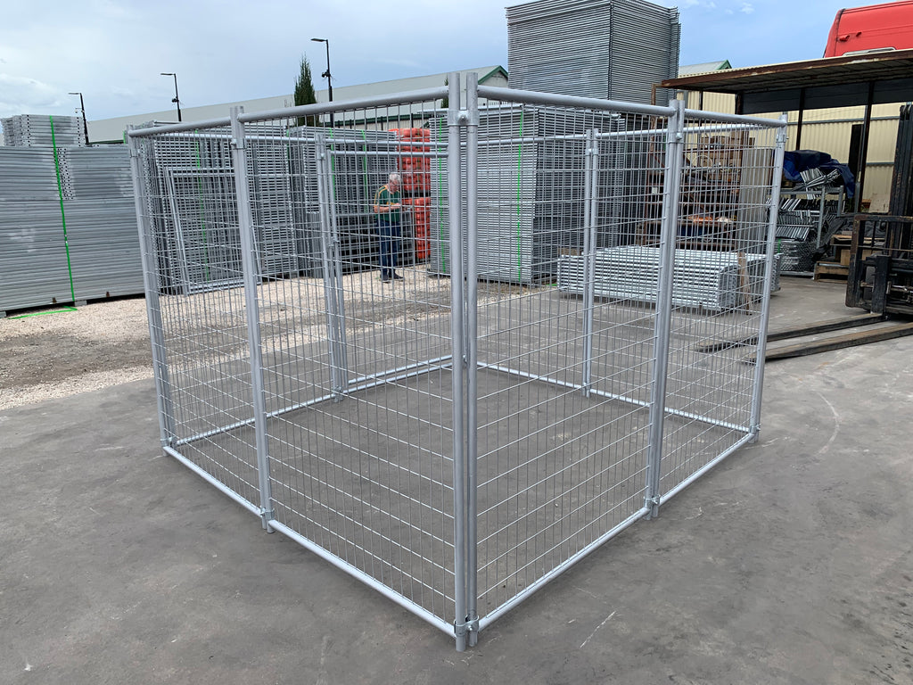 Heavy-Duty Galvanised Dog Enclosure – 2.4m x 2.4m | Adelaide