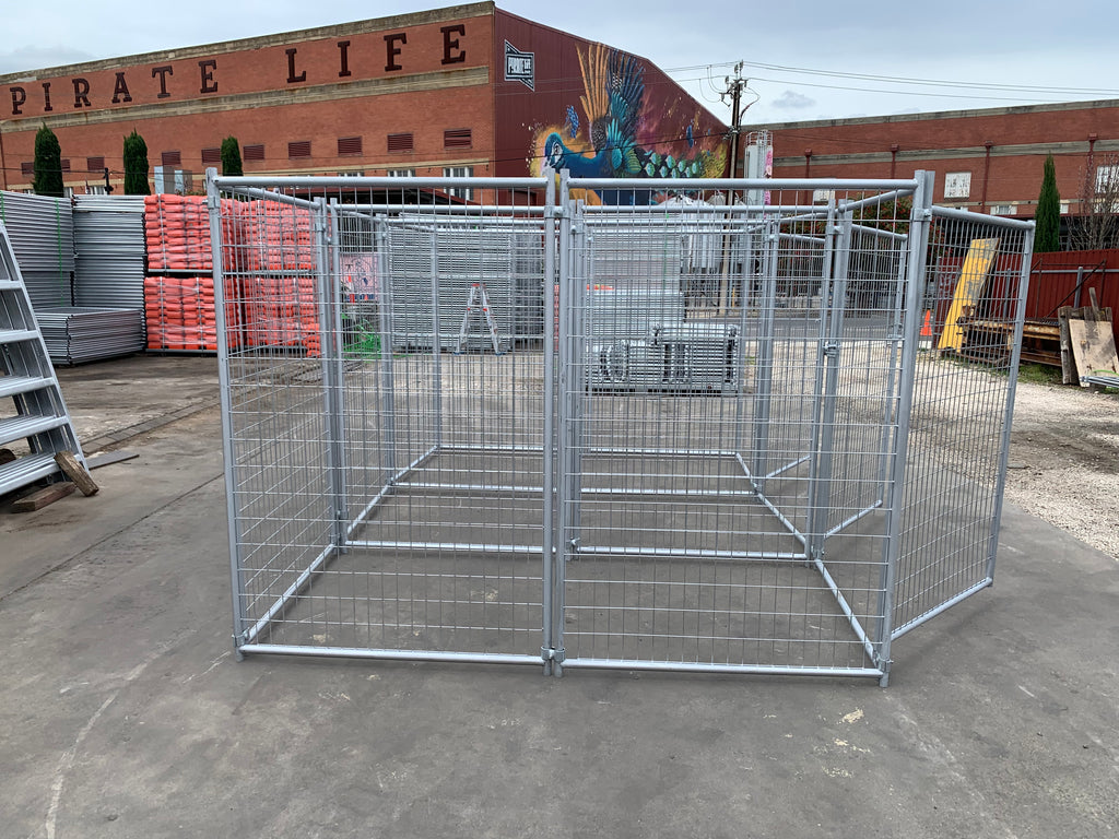3 Bays Heavy-Duty Galvanised Dog Enclosure – 3.6m x 2.4m | Adelaide