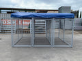 3 Bays Heavy-Duty Galvanised Dog Enclosure – 3.6m x 2.4m Fully Roofed | Adelaide