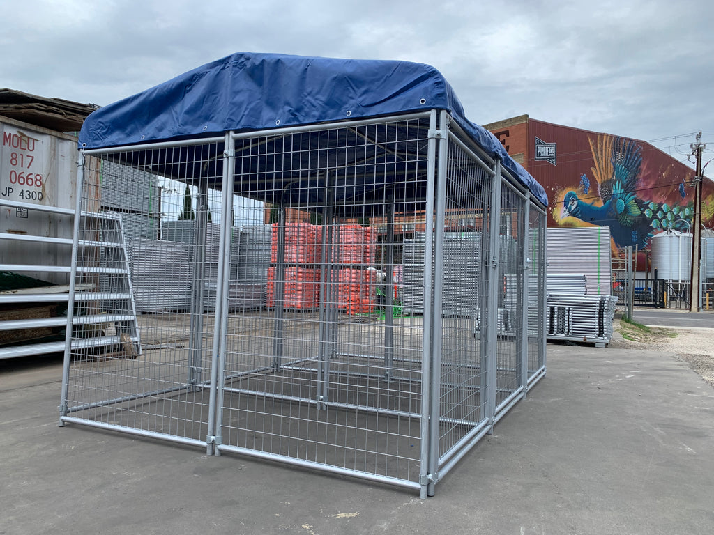 3 Bays Heavy-Duty Galvanised Dog Enclosure – 3.6m x 2.4m Fully Roofed | Adelaide
