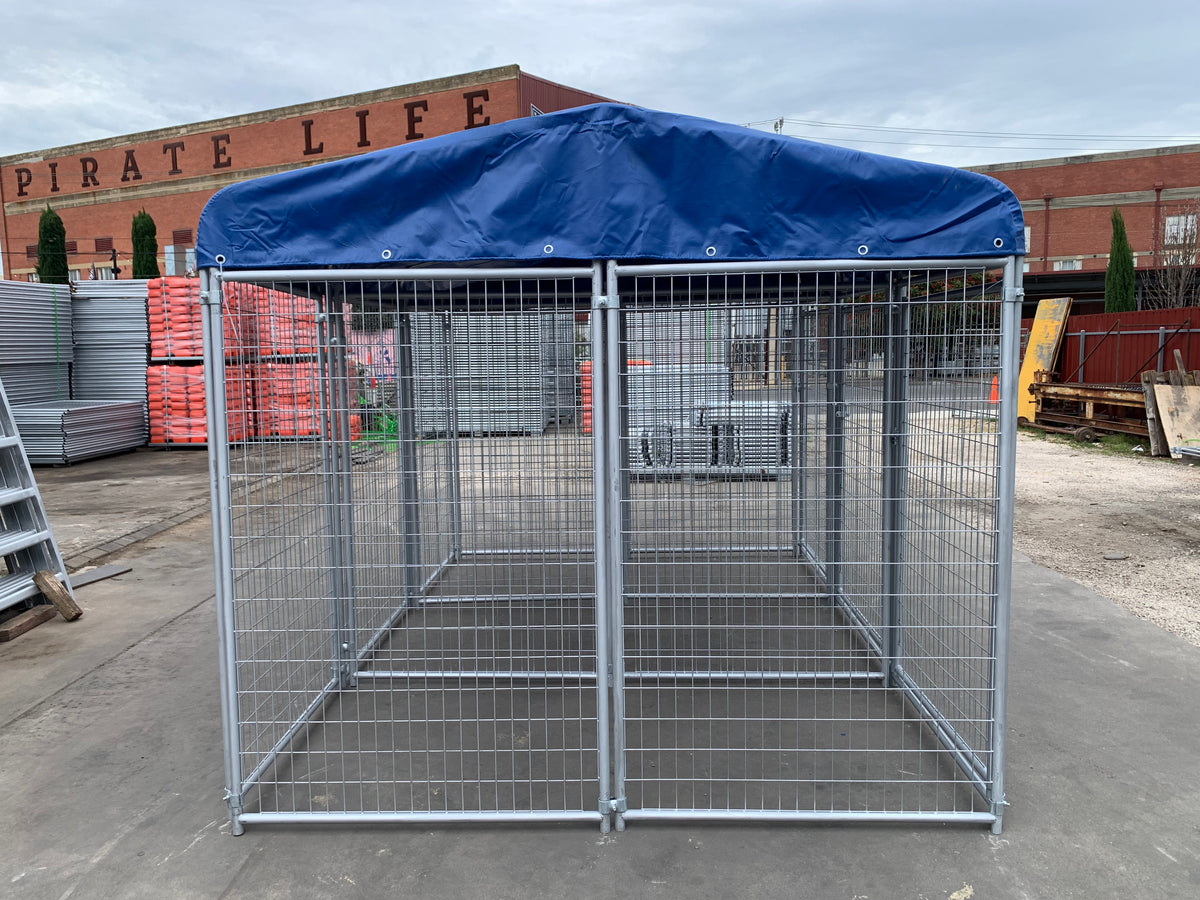 3 Bays Heavy-Duty Galvanised Dog Enclosure – 3.6m x 2.4m Fully Roofed | Adelaide