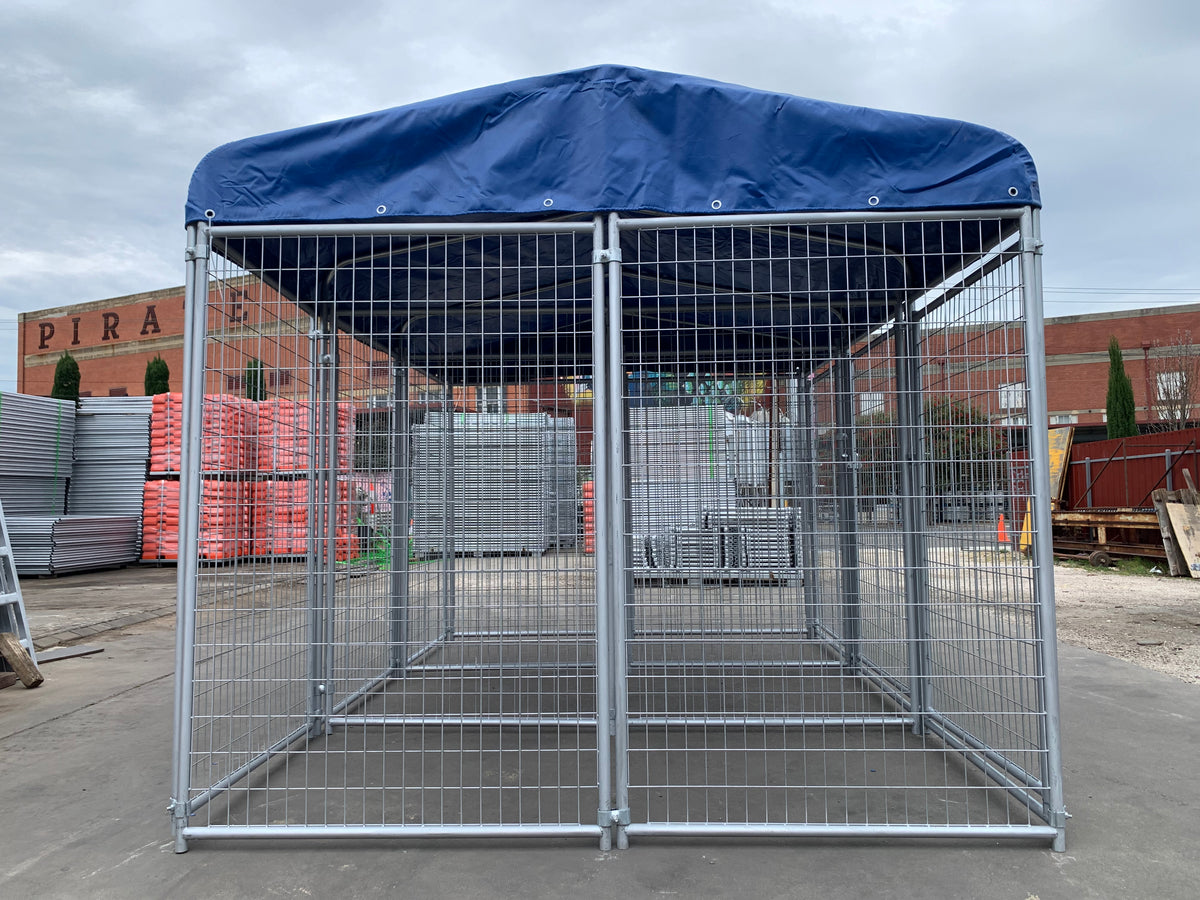 3 Bays Heavy-Duty Galvanised Dog Enclosure – 3.6m x 2.4m Fully Roofed | Adelaide