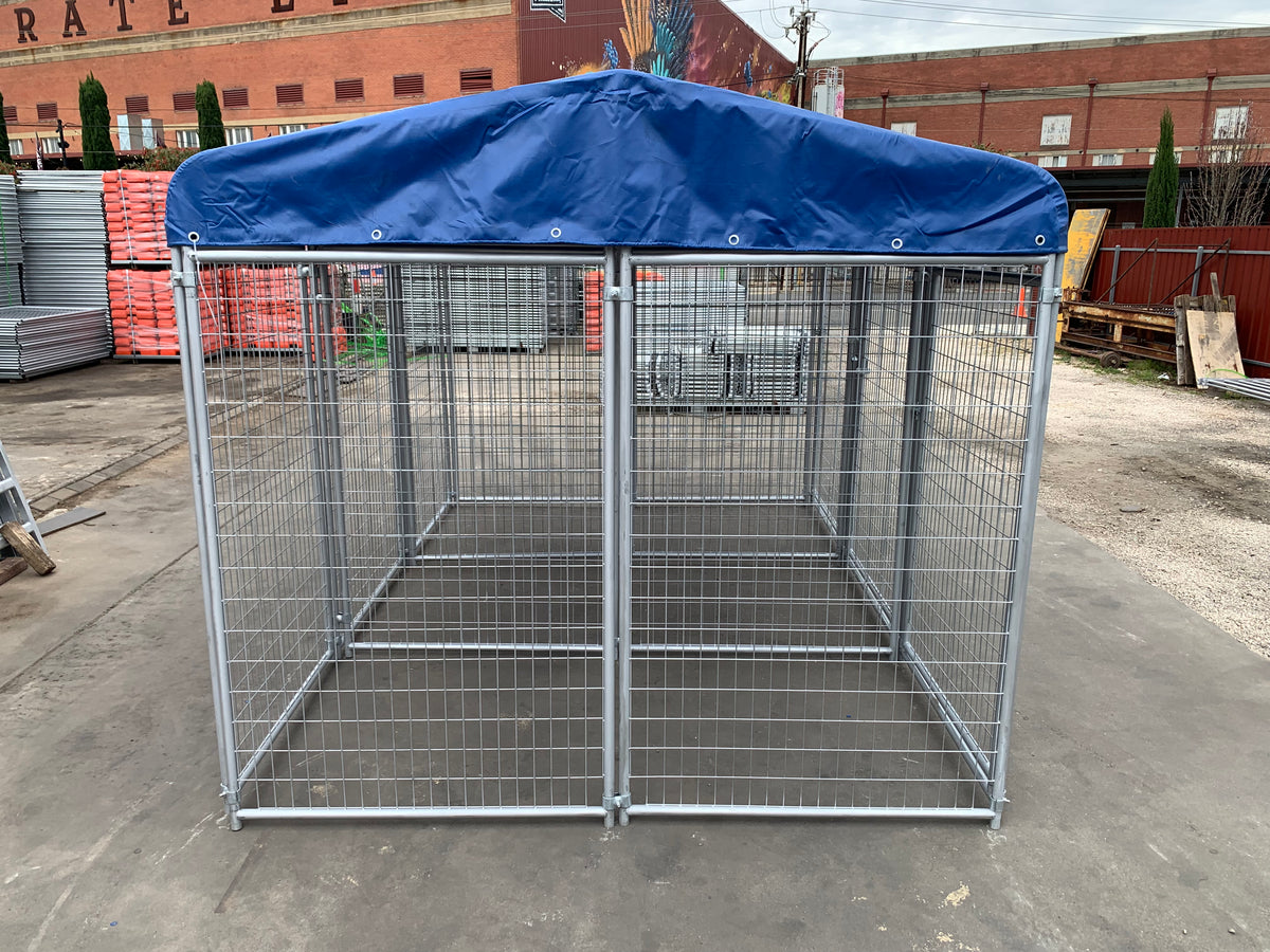 3 Bays Heavy-Duty Galvanised Dog Enclosure – 3.6m x 2.4m Fully Roofed | Adelaide