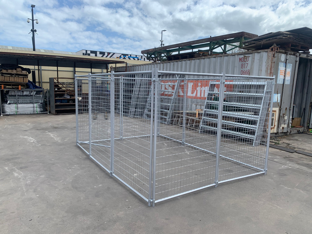 Heavy-Duty Galvanised Dog Enclosure – 3.6m x 2.4m | Adelaide