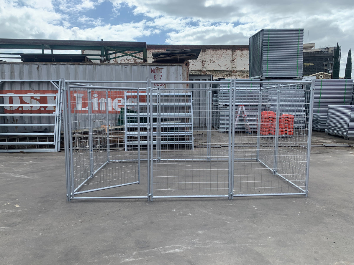 Heavy-Duty Galvanised Dog Enclosure – 3.6m x 2.4m | Adelaide
