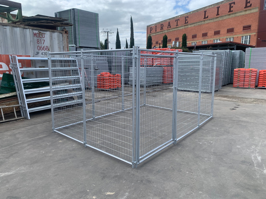 Heavy-Duty Galvanised Dog Enclosure – 3.6m x 2.4m | Adelaide
