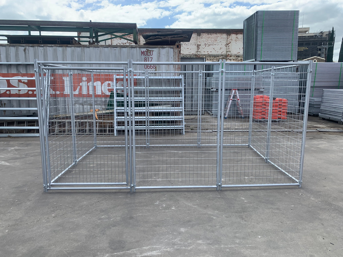 Heavy-Duty Galvanised Dog Enclosure – 3.6m x 2.4m | Adelaide