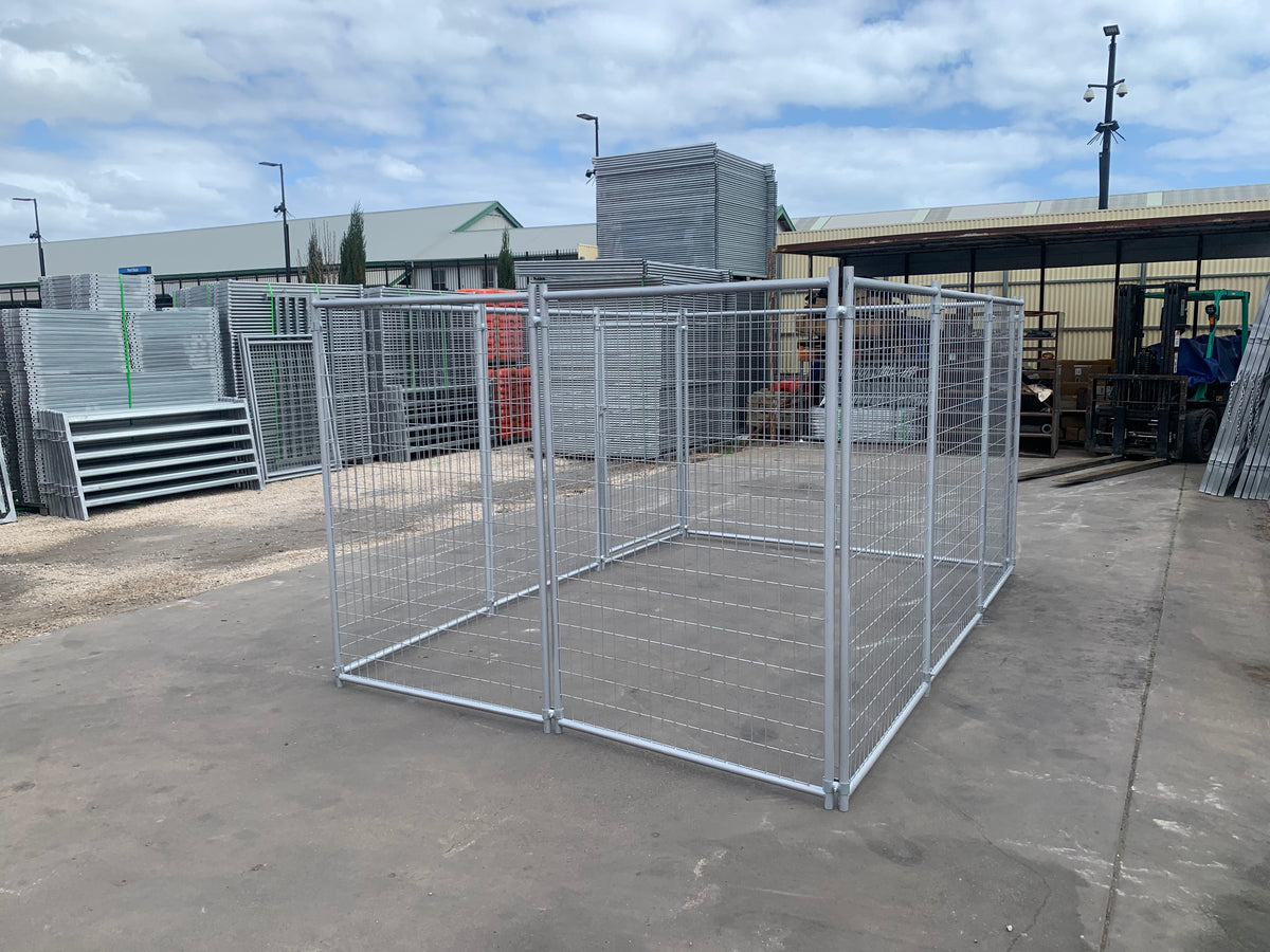 Heavy-Duty Galvanised Dog Enclosure – 3.6m x 2.4m | Adelaide