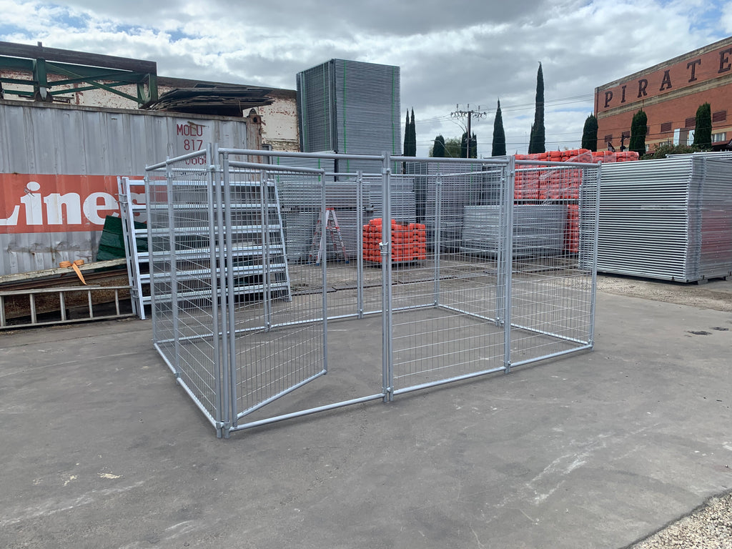 Heavy-Duty Galvanised Dog Enclosure – 3.6m x 2.4m | Adelaide