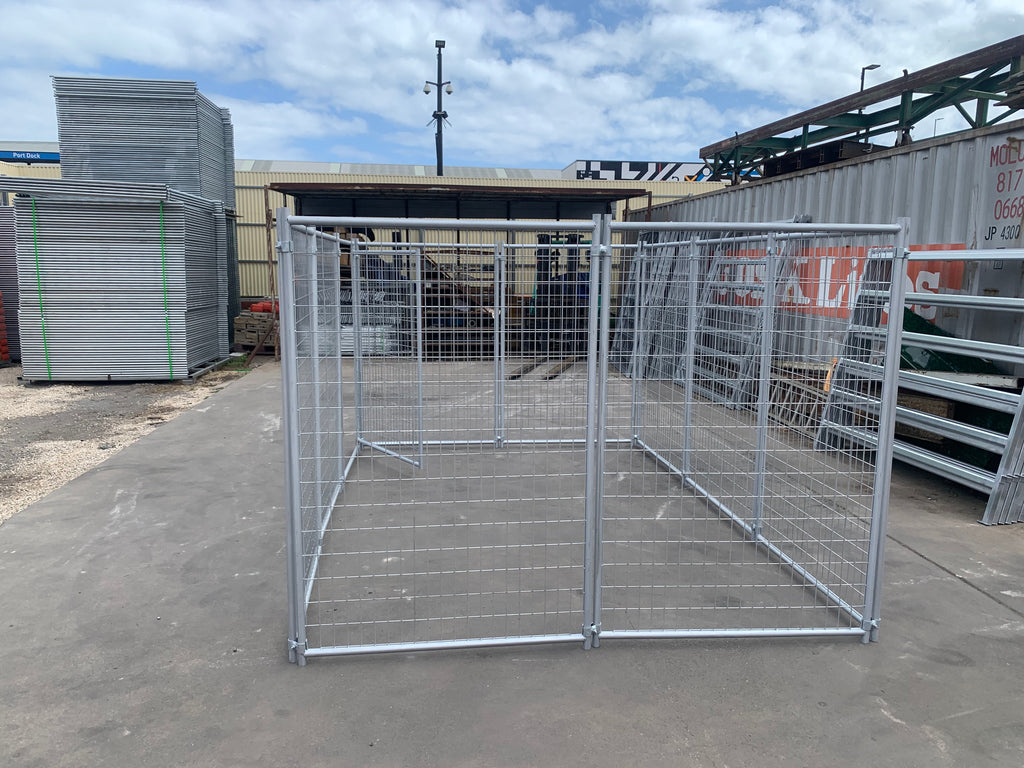 Heavy-Duty Galvanised Dog Enclosure – 3.6m x 2.4m | Adelaide