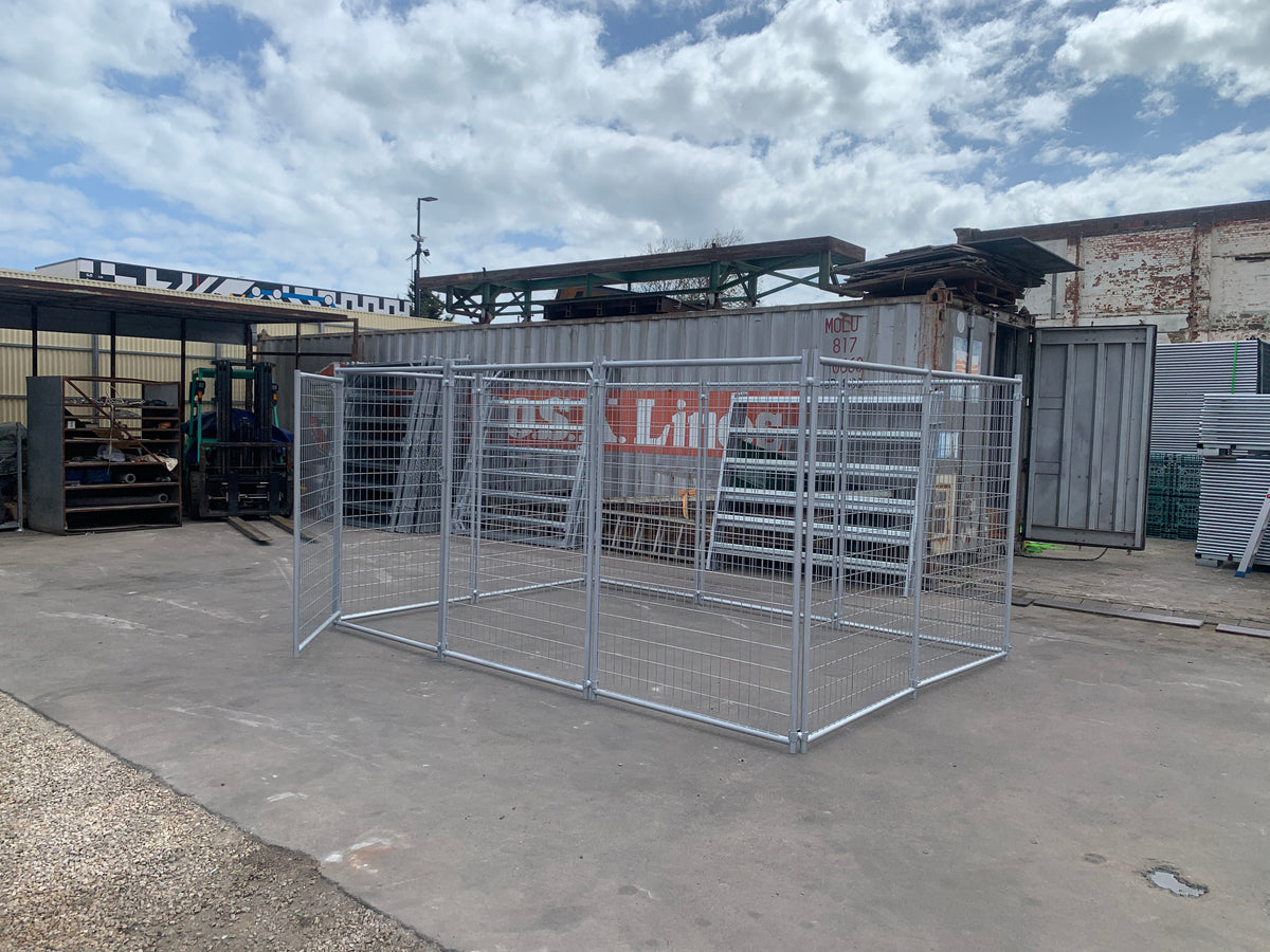 Heavy-Duty Galvanised Dog Enclosure – 3.6m x 2.4m | Adelaide