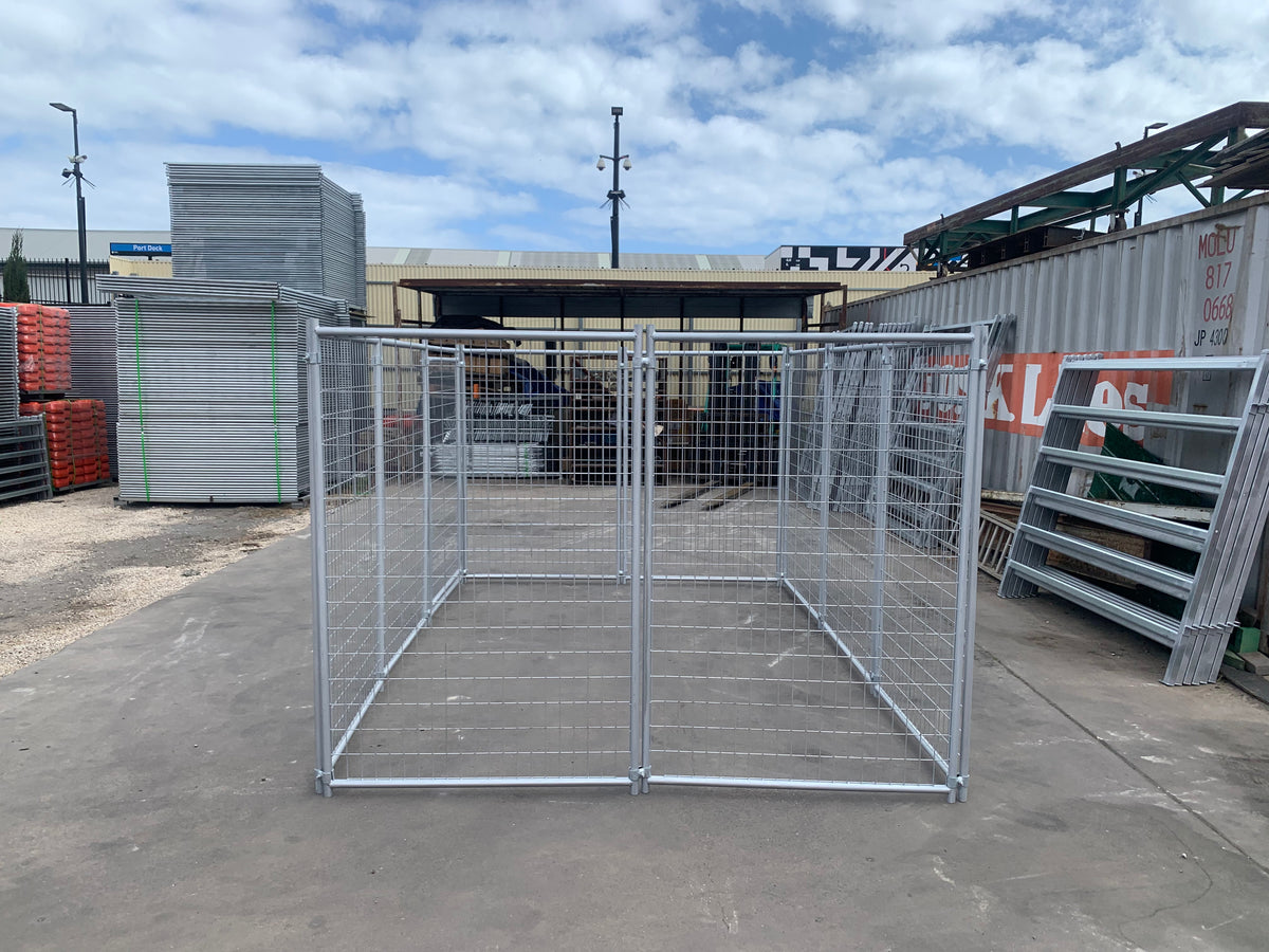 Heavy-Duty Galvanised Dog Enclosure – 3.6m x 2.4m | Adelaide