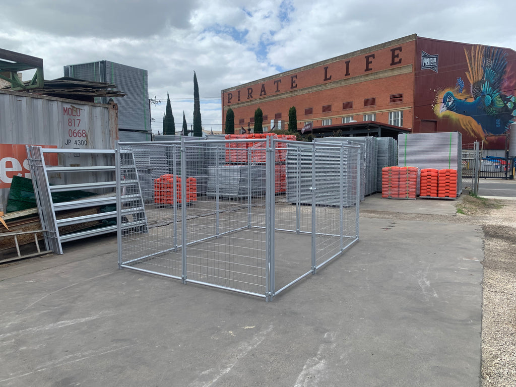 Heavy-Duty Galvanised Dog Enclosure – 3.6m x 2.4m | Adelaide