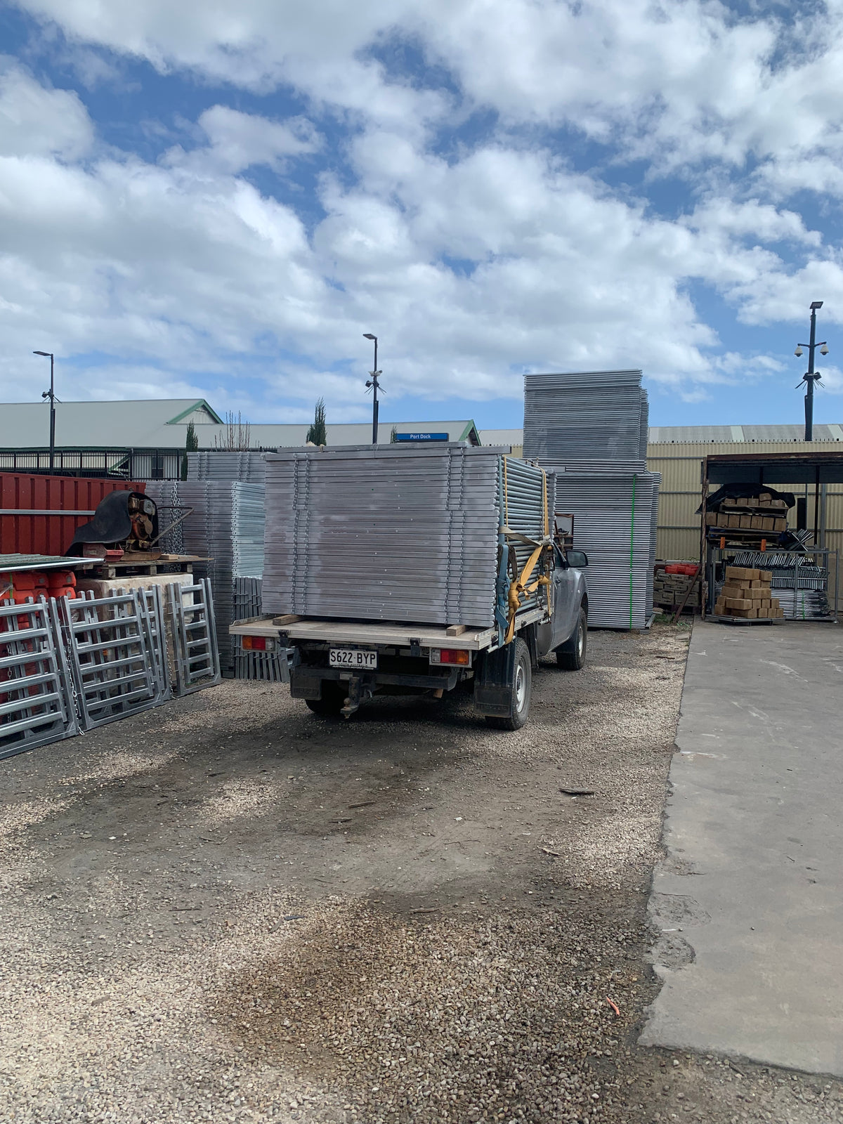 Heavy-Duty Galvanised Horse Yard Gate – 2.1m x 2.2m | Adelaide