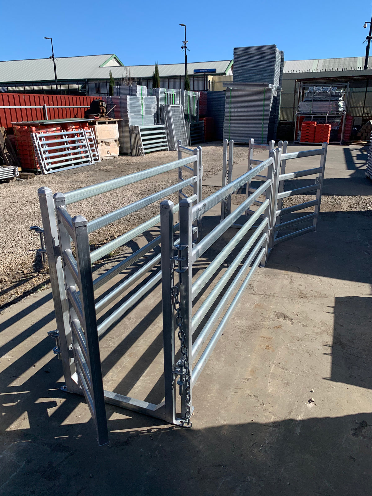 Heavy-Duty Galvanised Sheep Yard Race 0.6m x 3.2m | Adelaide