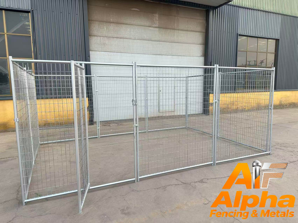 Heavy-Duty Galvanised Dog Enclosure – 4.5m x 3m | Adelaide