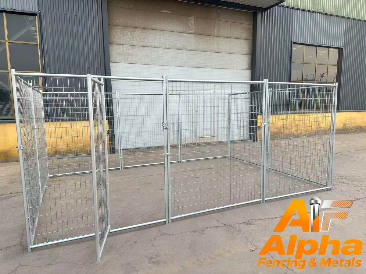 Heavy-Duty Galvanised Dog Enclosure – 4.5m x 3m | Adelaide