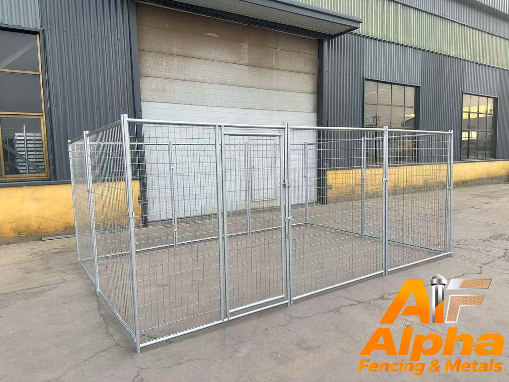 Heavy-Duty Galvanised Dog Enclosure – 4.5m x 3m | Adelaide