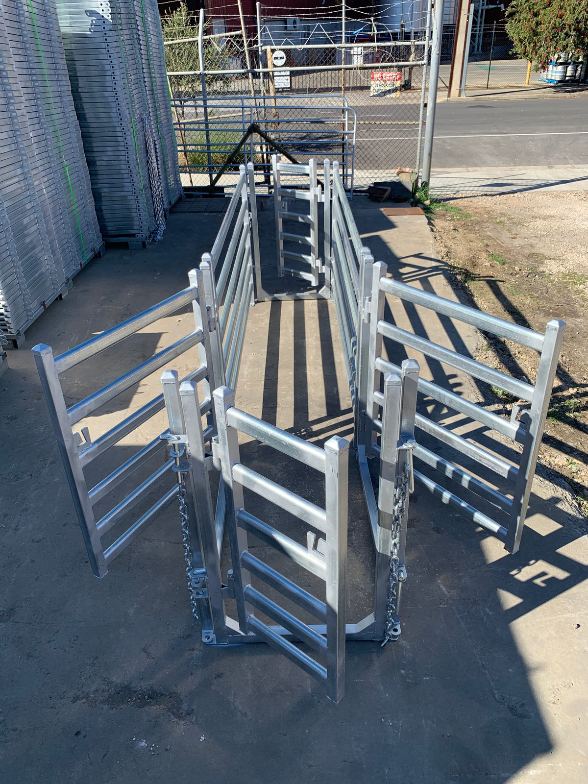 Heavy-Duty Galvanised Sheep Yard Race 0.6m x 3.2m | Adelaide