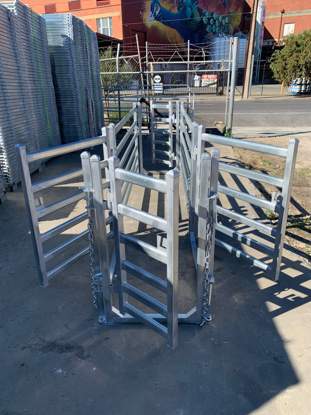 Heavy-Duty Galvanised Sheep Yard Race 0.6m x 3.2m | Adelaide