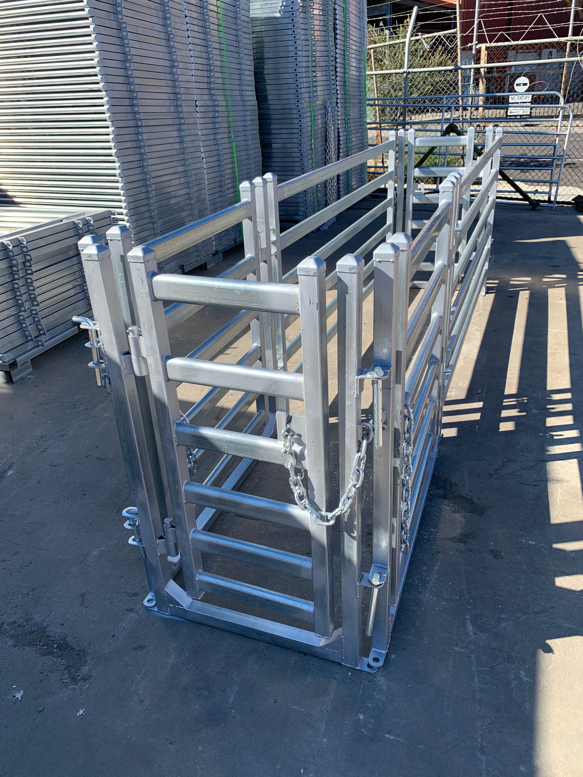 Heavy-Duty Galvanised Sheep Yard Race 0.6m x 3.2m | Adelaide
