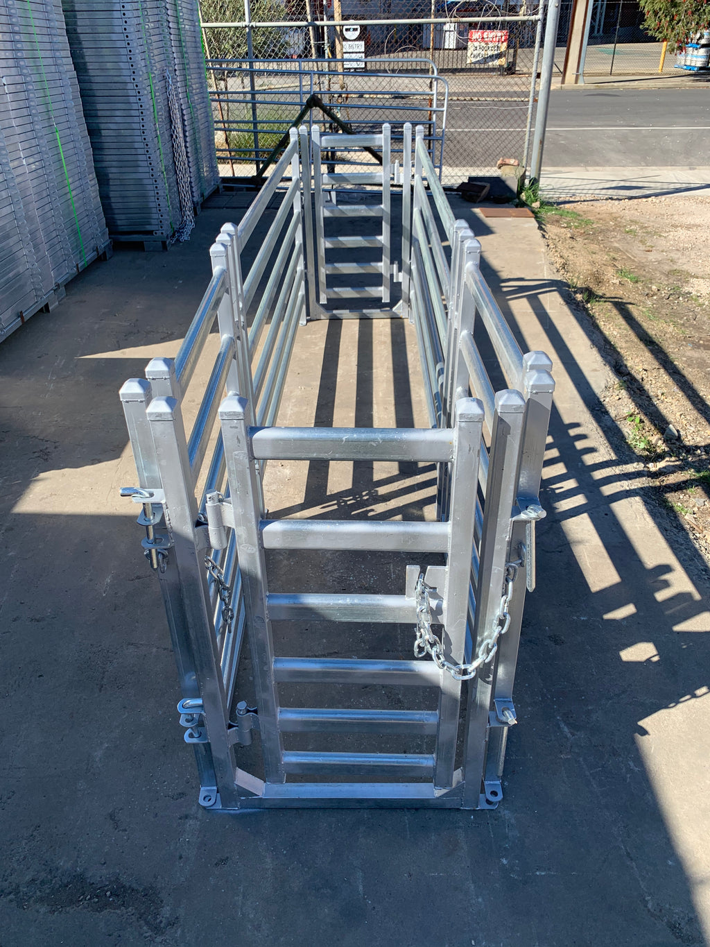 Heavy-Duty Galvanised Sheep Yard Race 0.6m x 3.2m | Adelaide