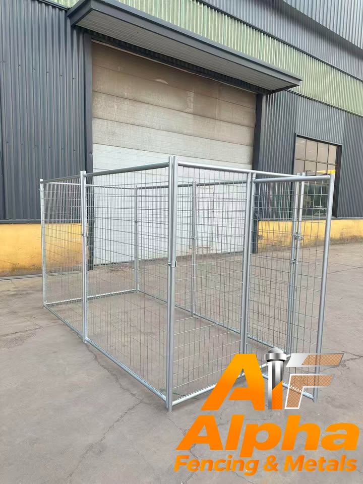 3mX1.5m Heavy‐Duty Galvanised Dog Enclosure