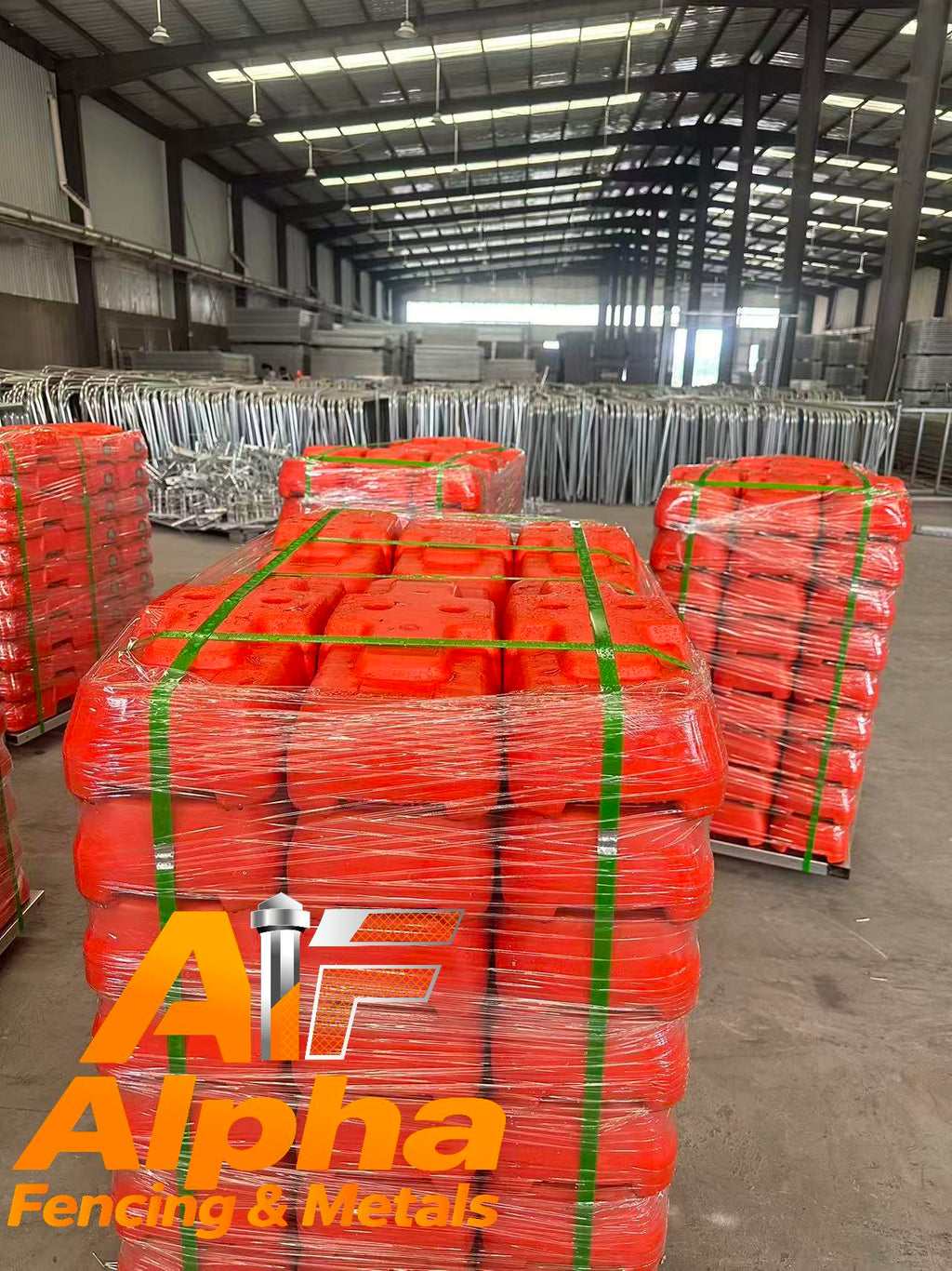 Heavy-Duty Concrete Filled Fence Base/Blocks
