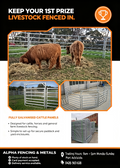 Heavily Galvanised Cattle Panel | Cattle Yard Adelaide | South Australia
