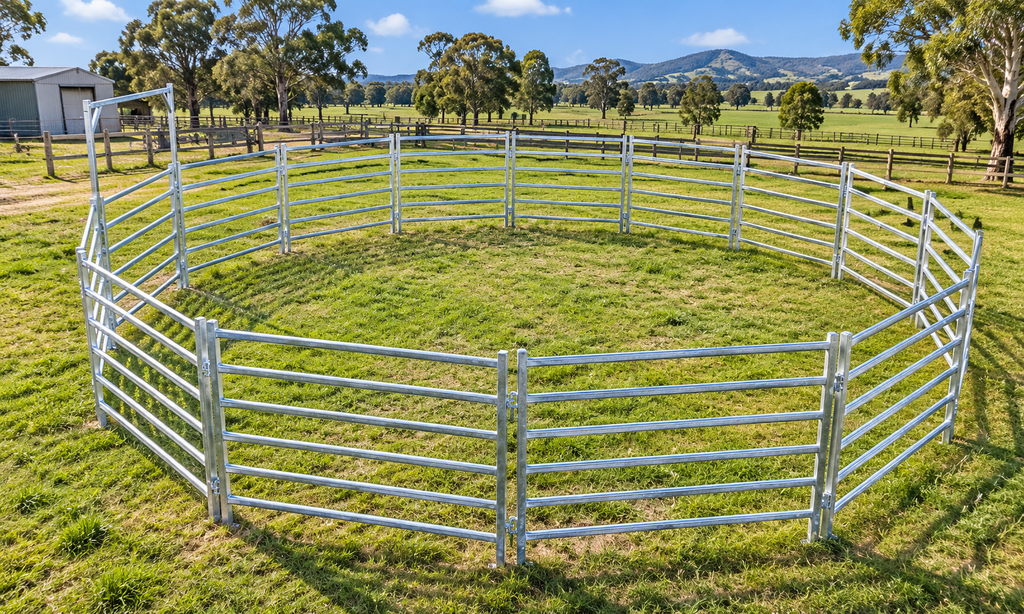 Heavy-Duty Galvanised 15M Round Horse Yard – $1,499 | Adelaide