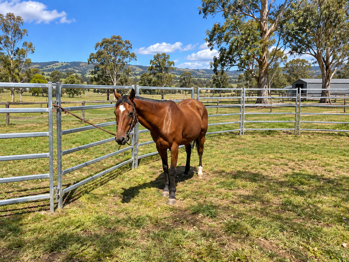 Heavy-Duty Galvanised 20M Round Horse Yard – $1,999 | Adelaide
