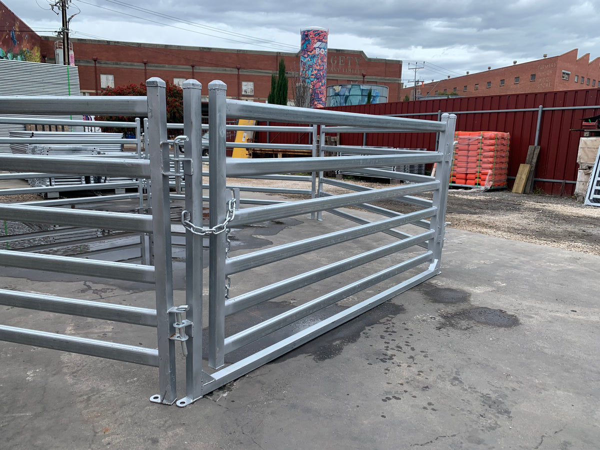 Round Sheep Yard – 5 Panels & 1 Gate | Galvanised Sheep Yard & Sheep Panels Adelaide