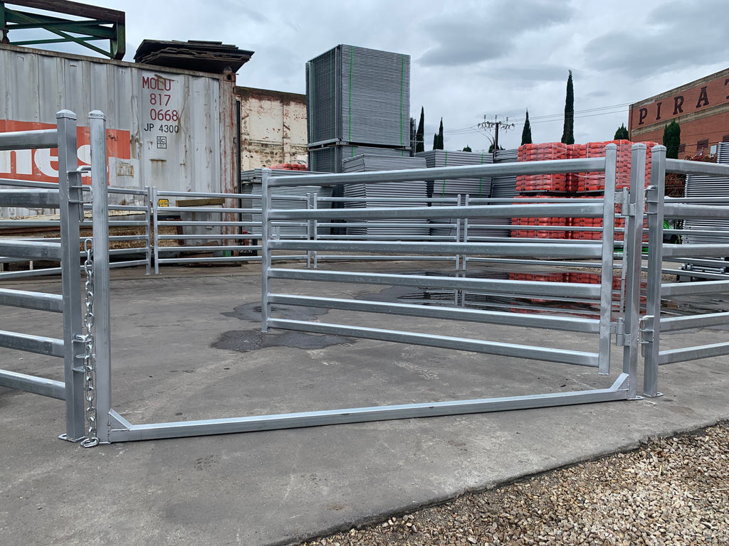Round Sheep Yard – 9 Panels & 1 Gate | Galvanised Sheep Yard & Sheep Panels Adelaide