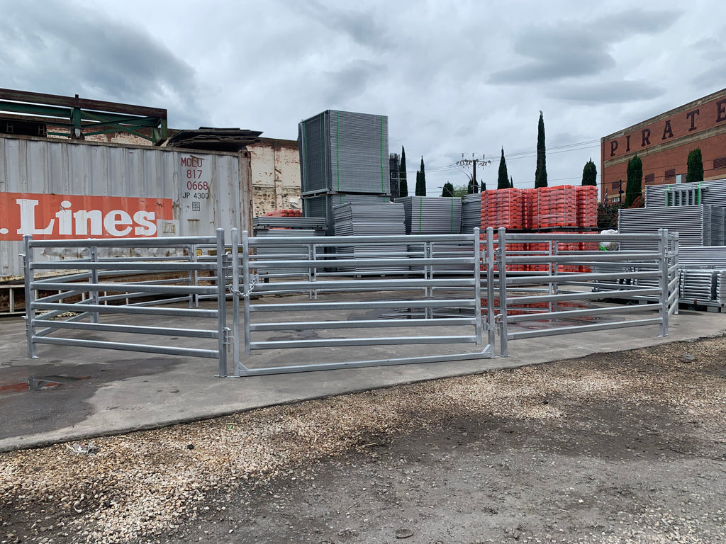 Round Sheep Yard – 9 Panels & 1 Gate | Galvanised Sheep Yard & Sheep Panels Adelaide