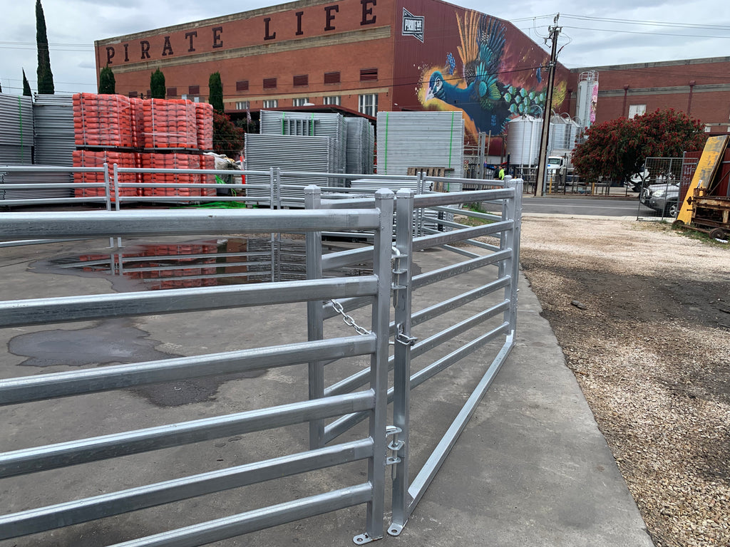 Round Sheep Yard – 9 Panels & 1 Gate | Galvanised Sheep Yard & Sheep Panels Adelaide