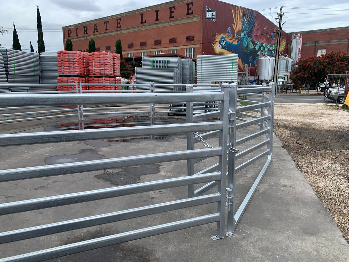 Round Sheep Yard – 9 Panels & 1 Gate | Galvanised Sheep Yard & Sheep Panels Adelaide