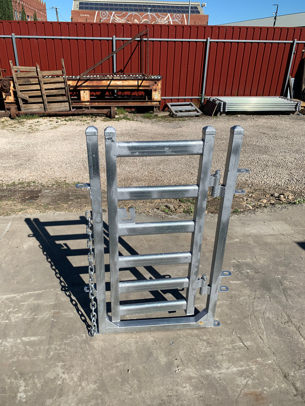 Heavy-Duty Galvanised Sheep Yard Gate 0.6mL X 1.05mH