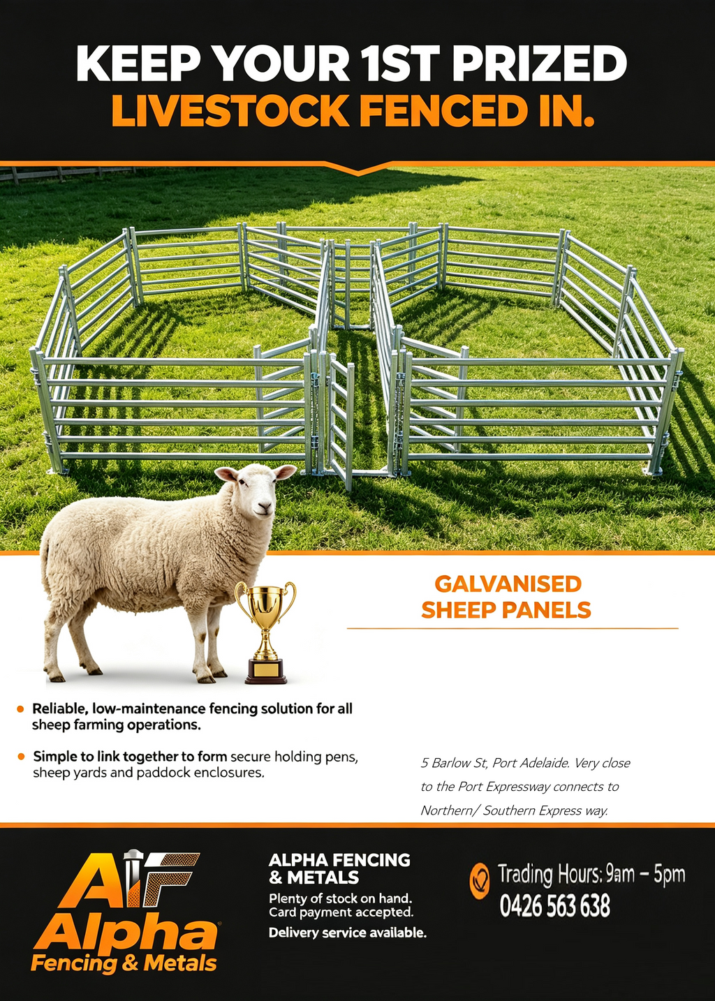 15 Head Sheep Yard | Galvanised Sheep Yard Panels