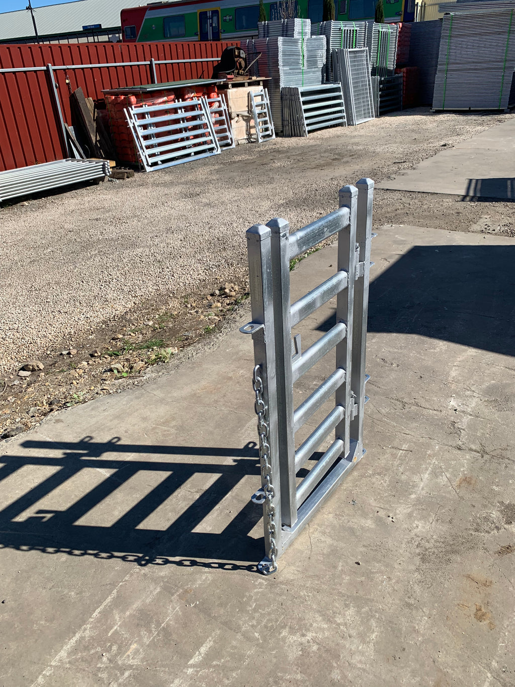 Heavy-Duty Galvanised Sheep Yard Gate 0.6mL X 1.05mH