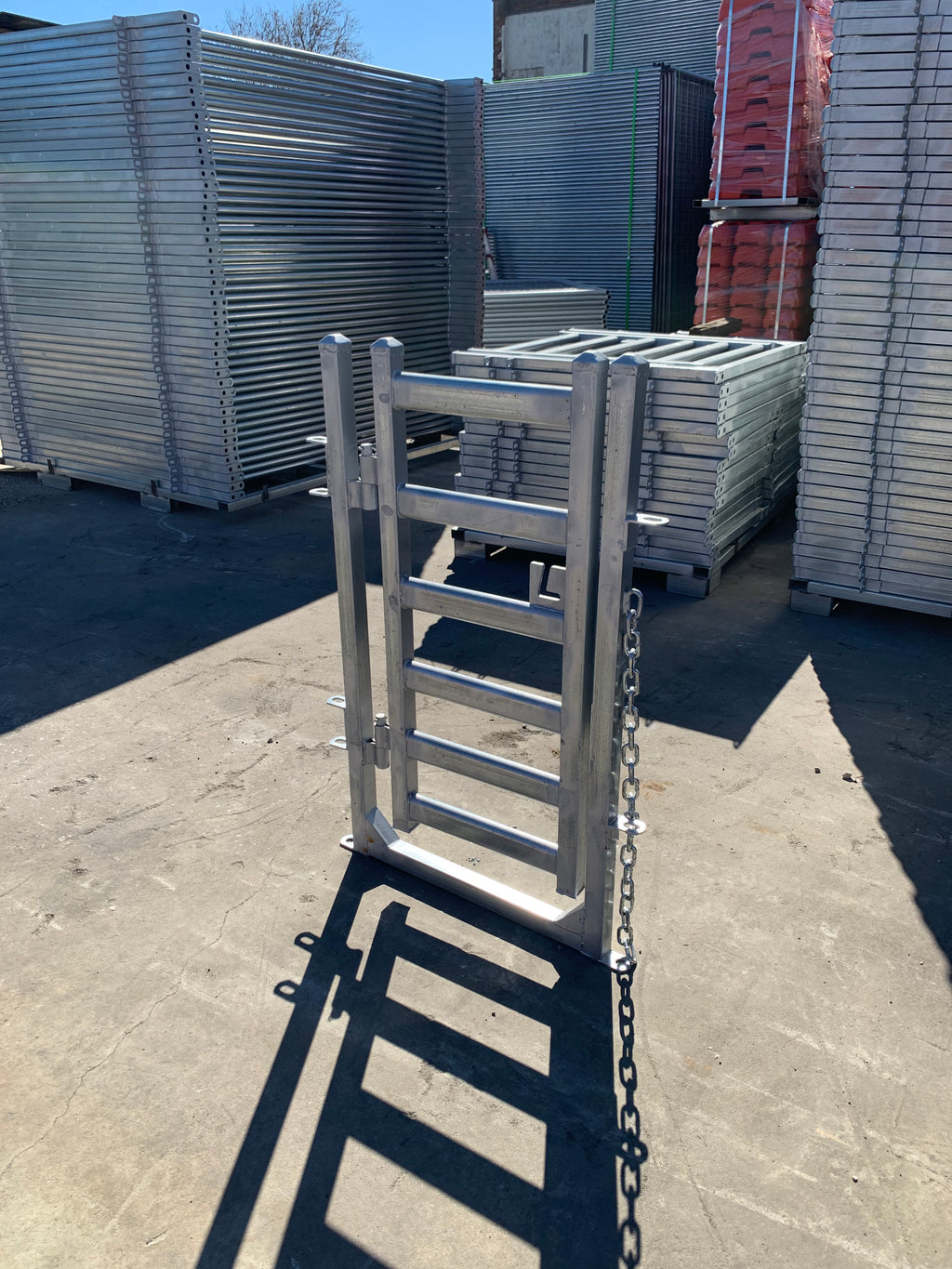 Heavy-Duty Galvanised Sheep Yard Gate 0.6mL X 1.05mH