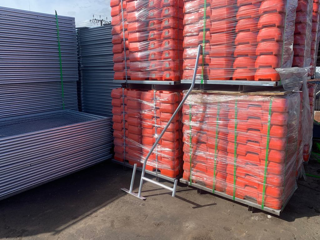 Heavy-Duty Galvanised Temporary Fence Support