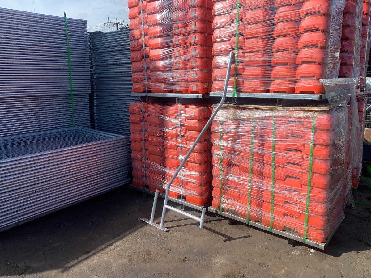 Heavy-Duty Galvanised Temporary Fence Support